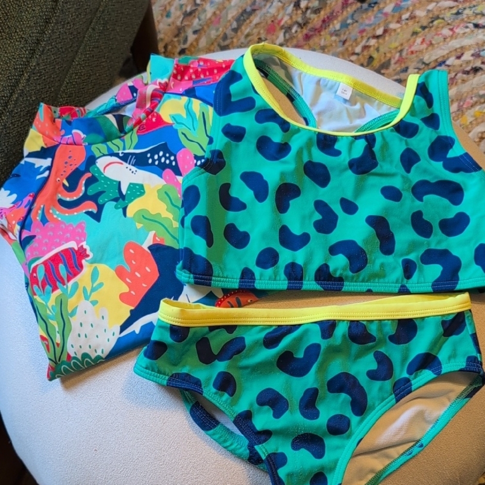 Kids Swim Set - Blue and Green